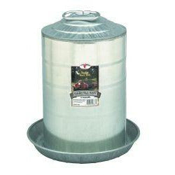 3 Gallon Double Wall Metal Poultry Fount - 9833