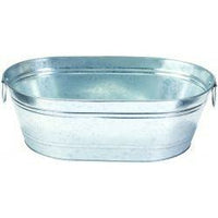 5.5 Gallon Galvanized Oval Tub - GOT55