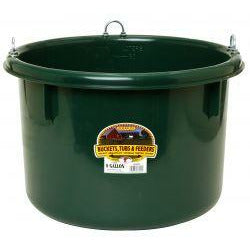 8 Gallon Plastic Round Feeder with Rings - P800