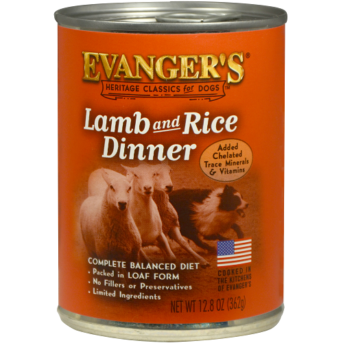 Evanger's Lamb and Rice Dinner