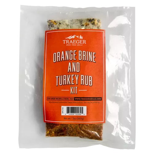 Traeger Orange Brine and Turkey Rub Kit