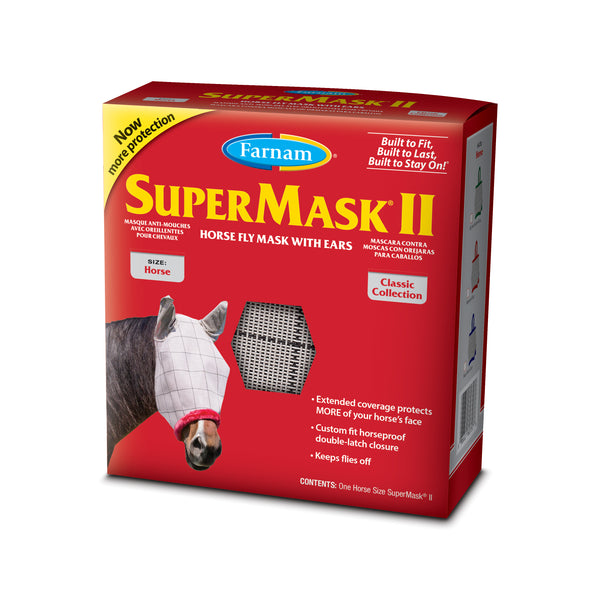 Supermask II Horse Fly Mask W/ EARS