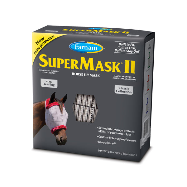 Supermask II Yearling Horse Fly Mask